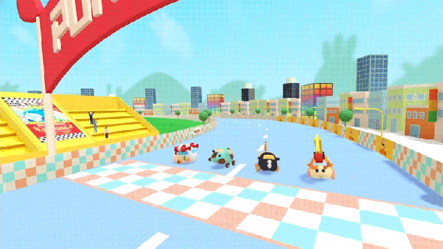 Look At This Squeakin’ Guinea Pig Car Racing Game You Guys