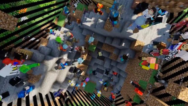 Minecraft Parkour Gameplay in 360 