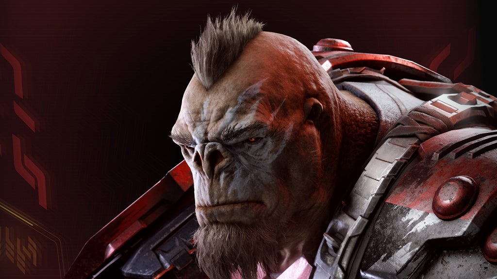Brutes are formidable in Halo Infinite, and tend to sport an expression to match. (Image: 343 Industries)