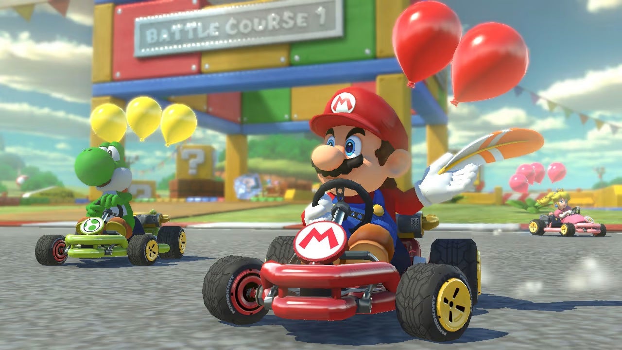Mario Kart 8 Deluxe is the Switch's best selling game for a reason: it's a must-have.  (Screenshot: Nintendo)