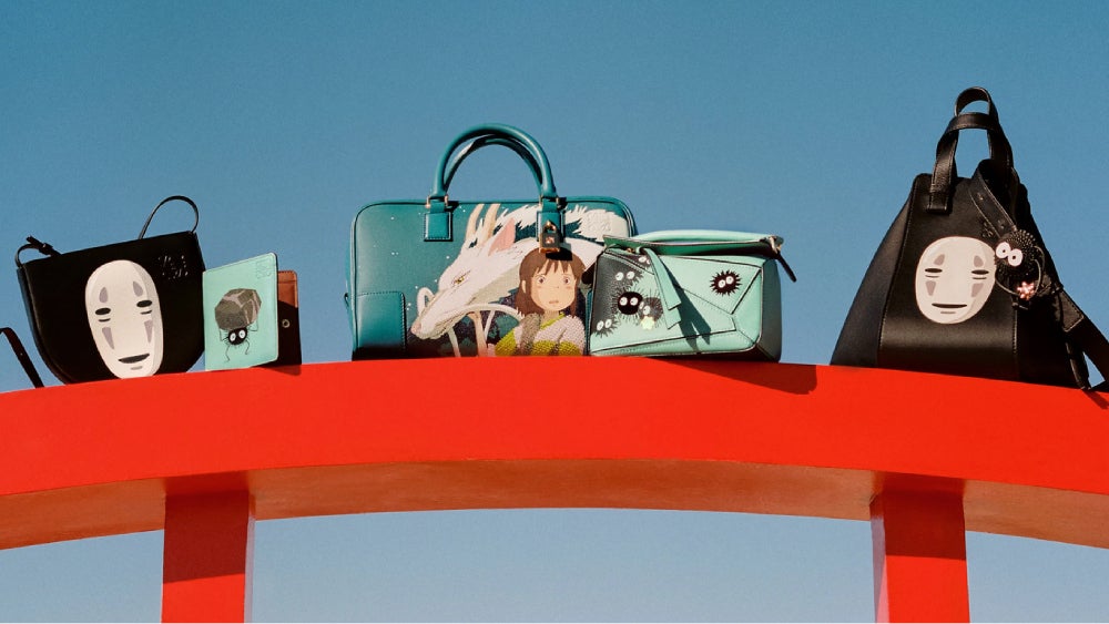 Like a lot of recent fashion brand collabs, this isn't exactly subtle.  (Image: Loewe/Studio Ghibli)
