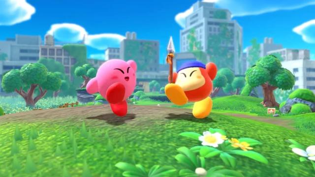 Kirby And The Forgotten Land Trailer Shows Off New Abilities, Co-op Play