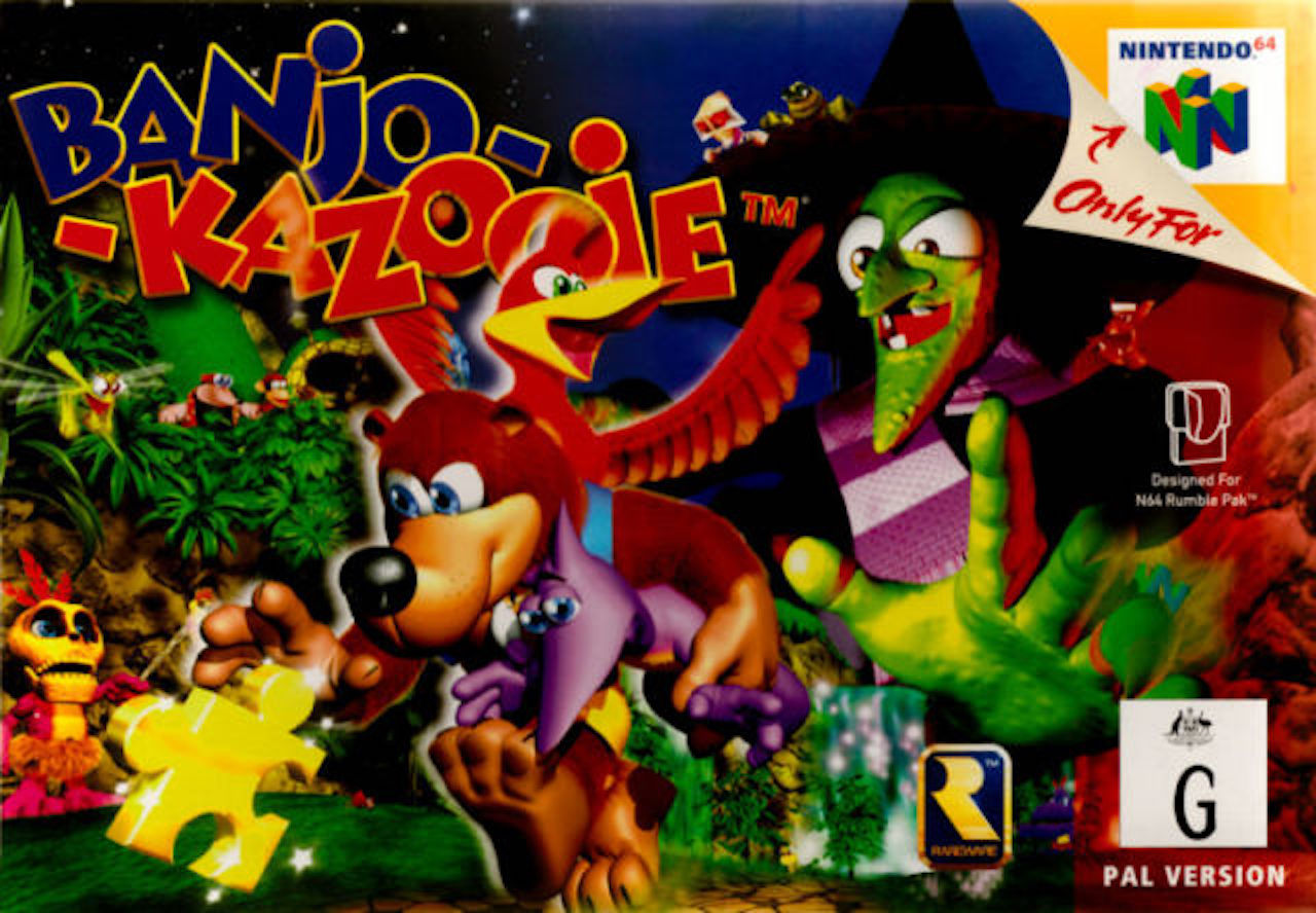 Banjo-Kazooie N64 Game,US Version 