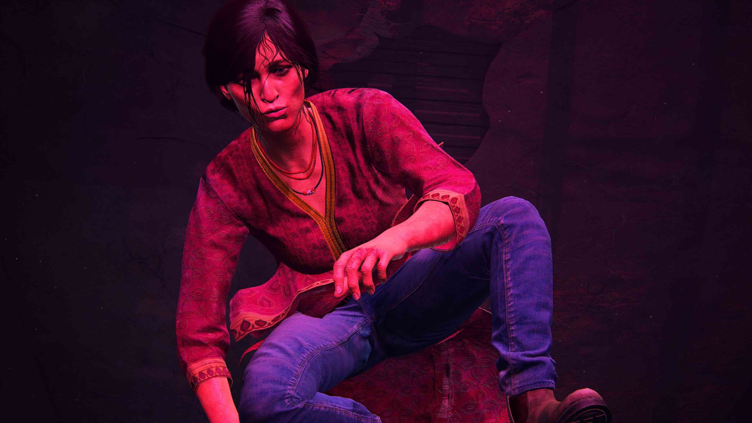 Good news: The best feature in Lost Legacy — the option to have protagonist Chloe Frazer make a duck face in the photo mode — is included in Legacy of Thieves. (Screenshot: Sony / Kotaku)