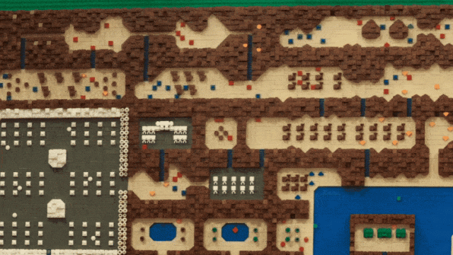 NES Zelda Map Recreated By One Person Using 25,000 Lego Bricks