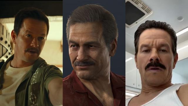I’m Sorry I Still Can’t Get Over Mark Wahlberg’s Moustache in Uncharted