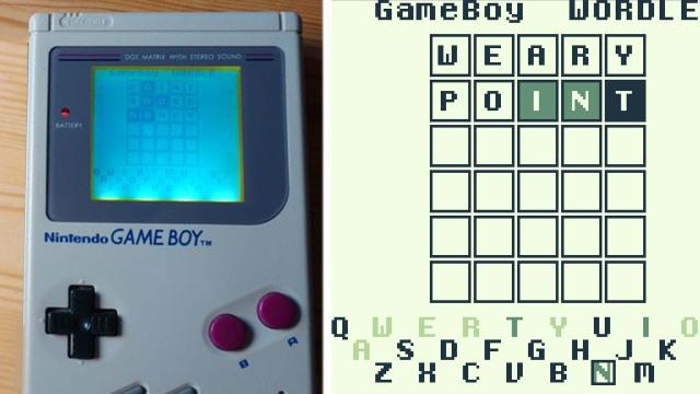 Wordle On Game Boy Might Be The Coolest Port Yet