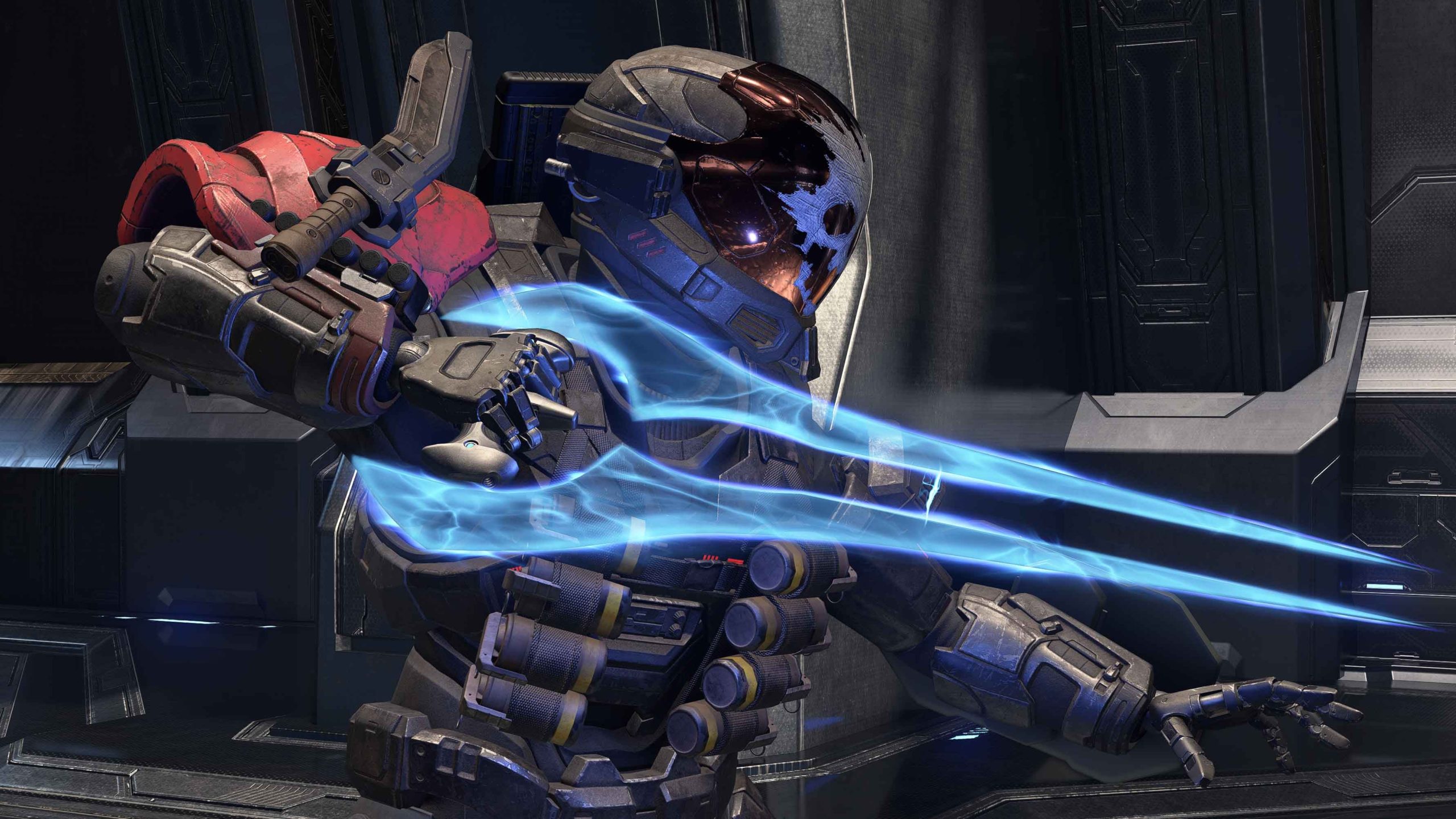 This kit may look intimidating, but it really only means you're going up against someone who's maxed out the battle pass. (You should, however, be scared of the energy sword.) (Screenshot: 343 Industries)