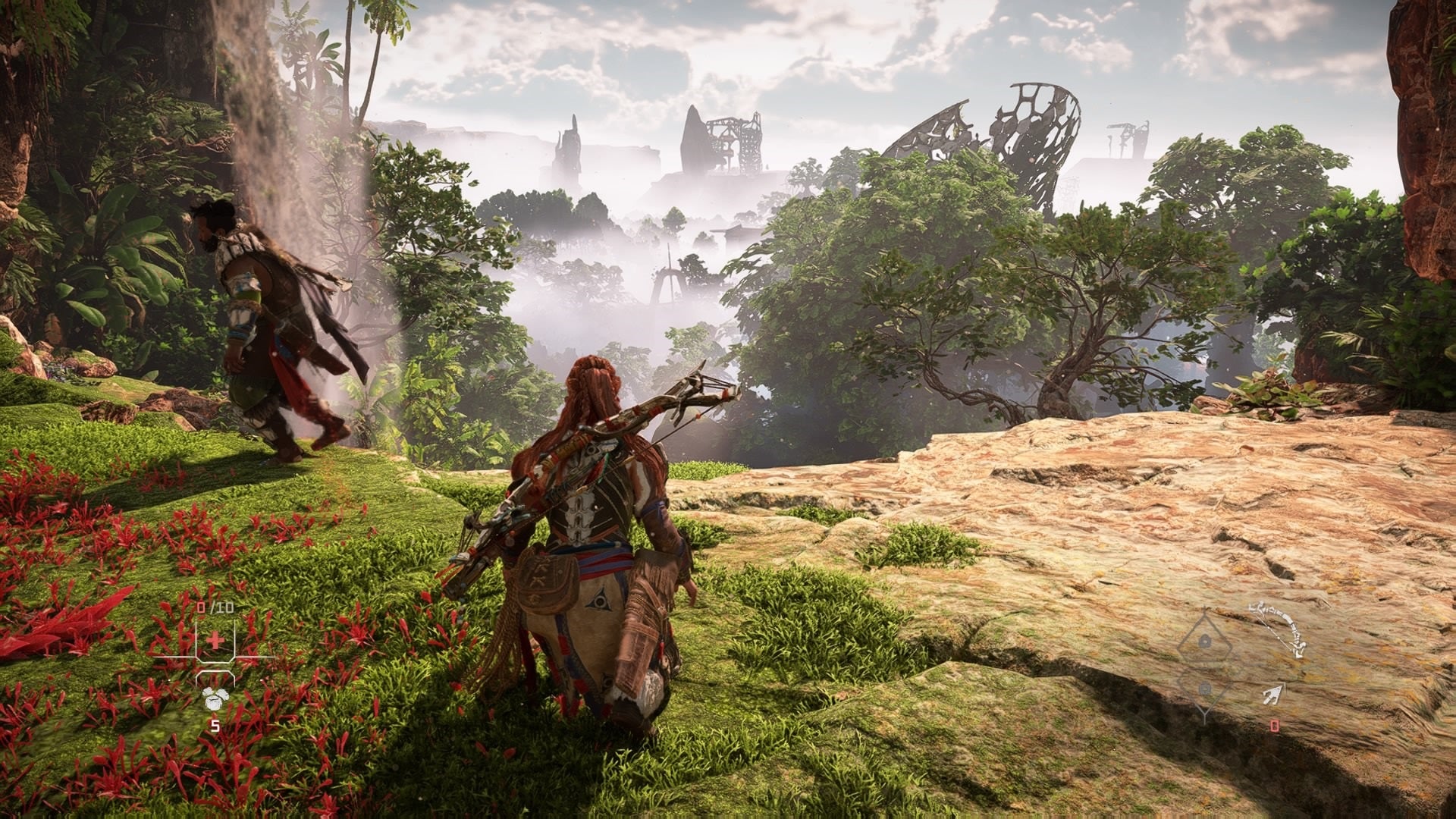 On PS4 the game still looks very good, especially when not in motion.  (Screenshot: Guerrilla Games / Sony / Kotaku)
