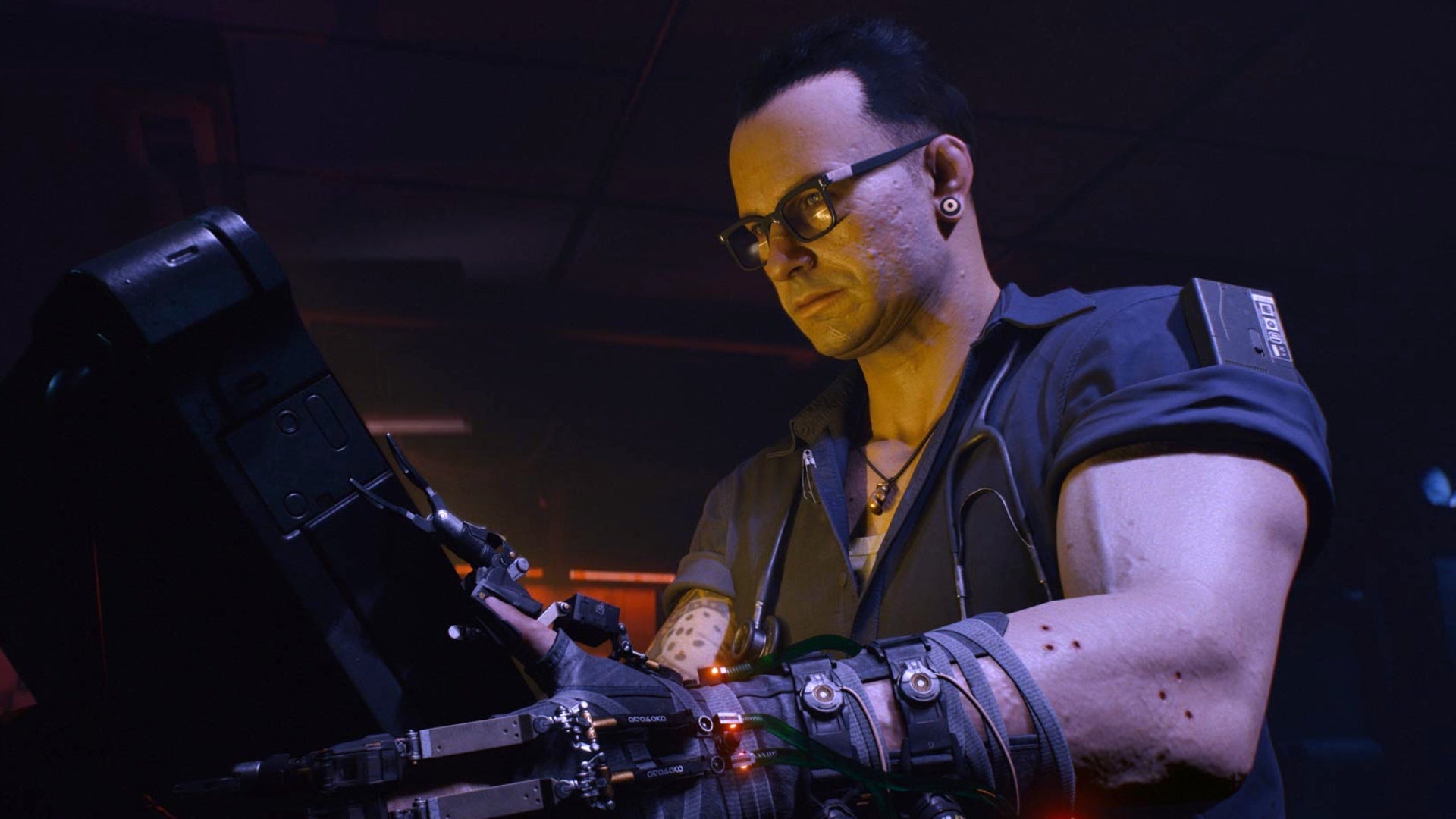 PS4 owners patiently waiting for Cyberpunk 2077 to work. (Screenshot: CD Projekt Red)