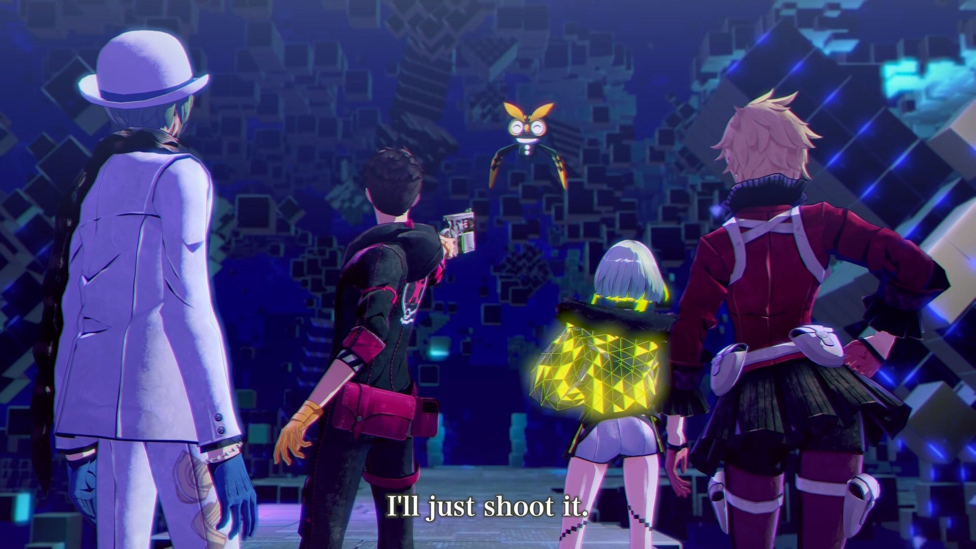 I take it Arrow is the Ryuji of this hacker crew.  (Screenshot: Atlus / Kotaku)