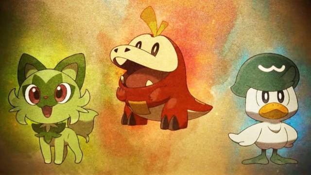 What We Know About Pokémon Scarlet And Violet’s Starters