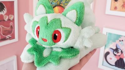 It Took Just Five Hours For Someone To Make a Sprigatito Pokémon Plush