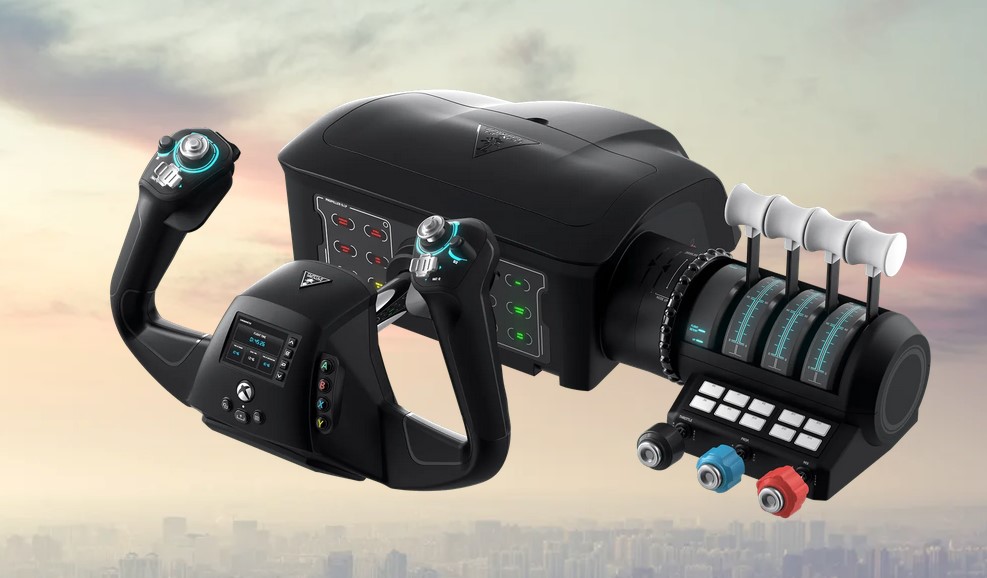 This new $500 flight yoke and quadrant is as realistic as it gets