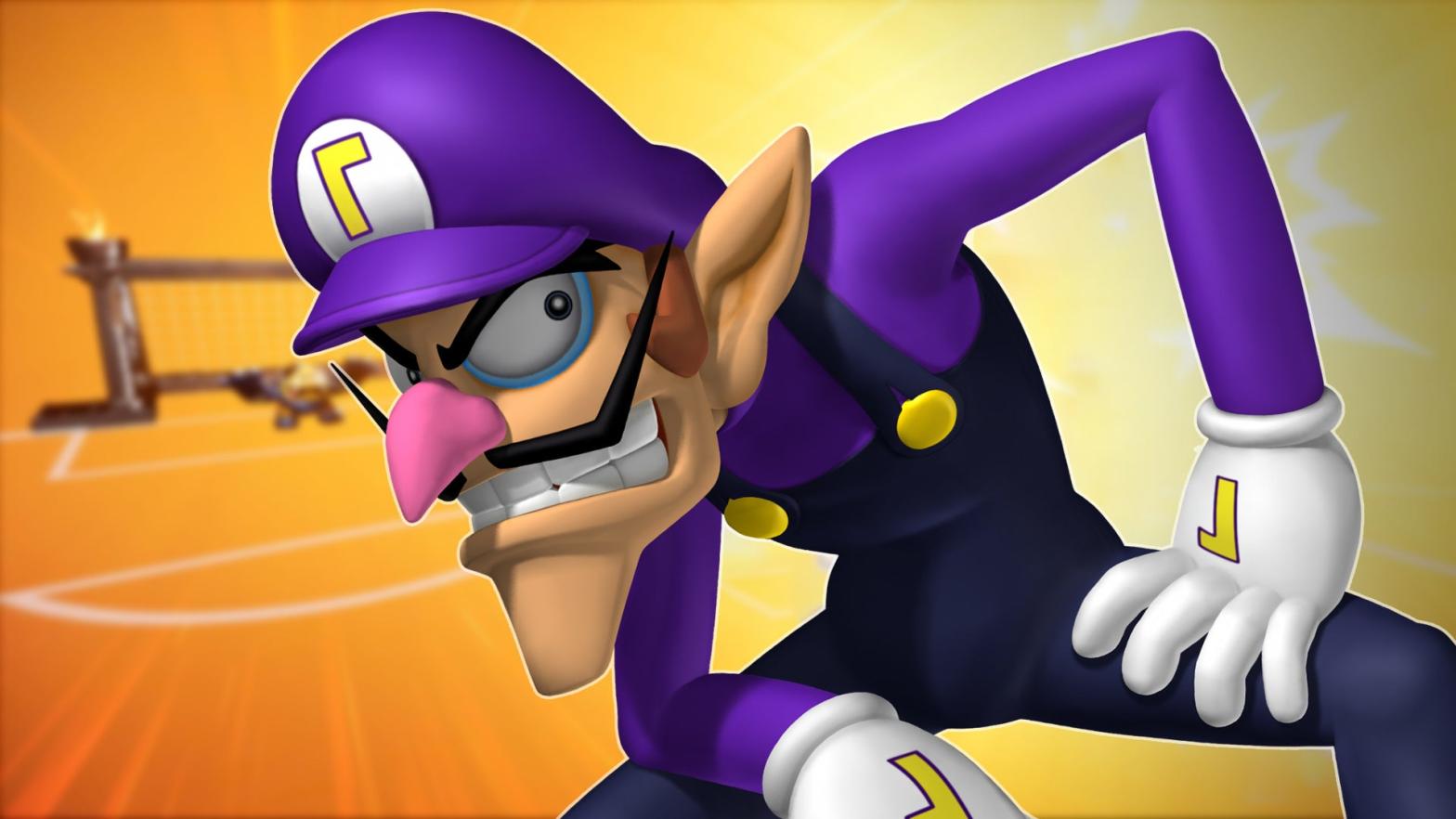 He's thinking about doing the crotch chop. You can see it in his eyes.  (Image: Nintendo / Kotaku)