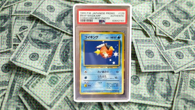 Someone Spent $173,525 On A Very Rare Magikarp Pokémon Card