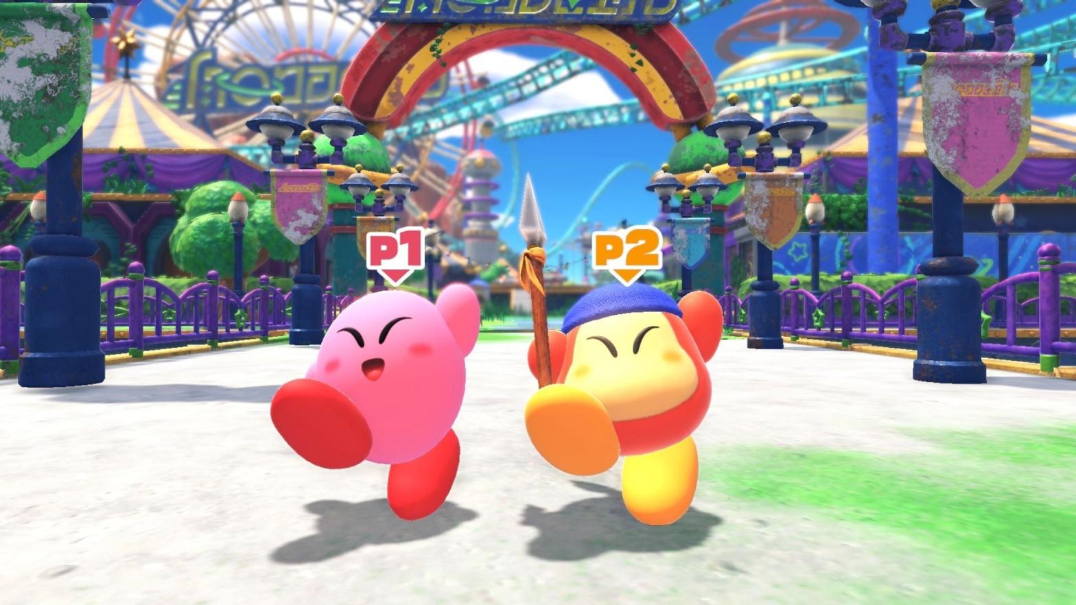 My partner and I when Kirby and the Forgotten Land drops on March 25. (Image: Nintendo)