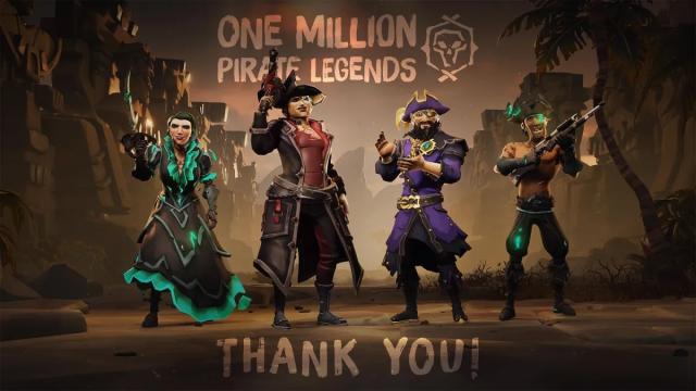 1 Million People Have Hit Pirate Legend In Sea Of Thieves