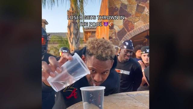 NFL Star’s Version Of Water Cup Challenge Now In Running For GOTY 2022