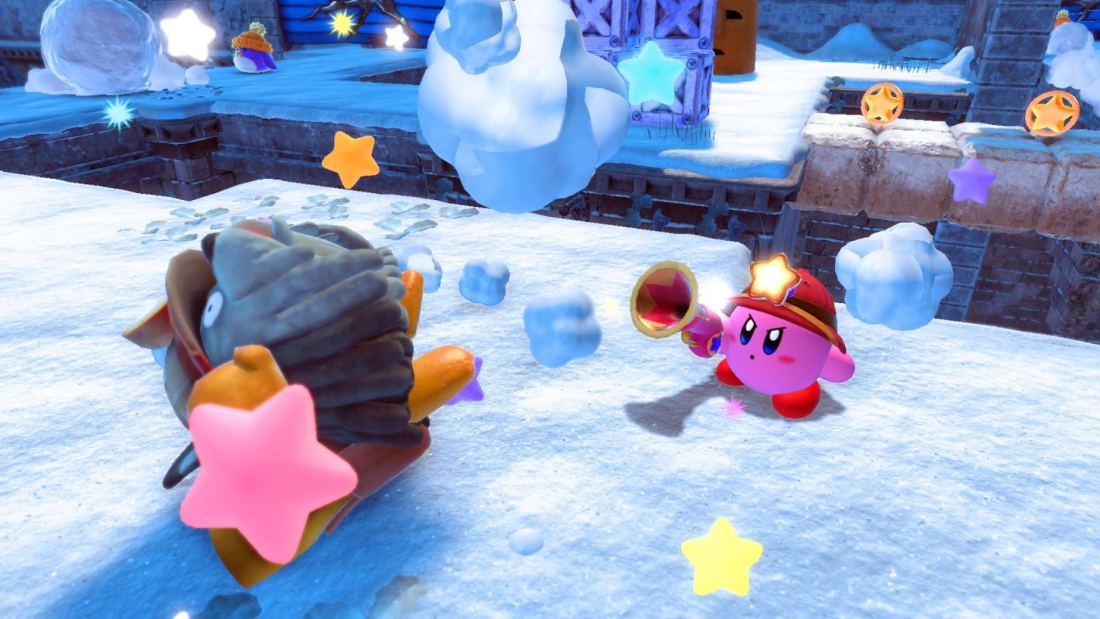Kirby keeps a Tommy for the foolery.  (Image: Nintendo)