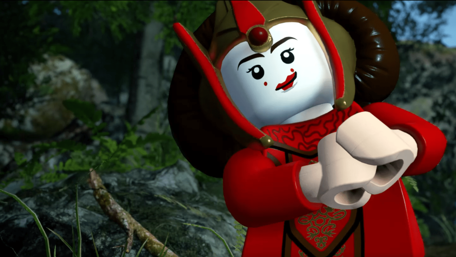 Will the real Queen Amidala please stand up? (Screenshot: TT Games/Warner Bros.)