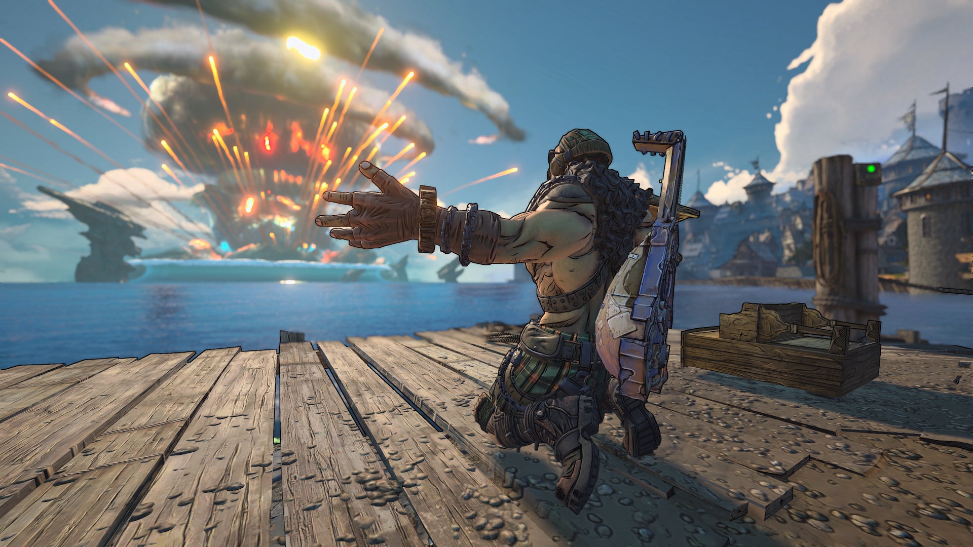 Torgue, blowing up the f****** ocean. (Screenshot: Gearbox / Kotaku)