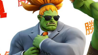 Business Suit Blanka Is The Best Thing Fortnite’s Ever Done