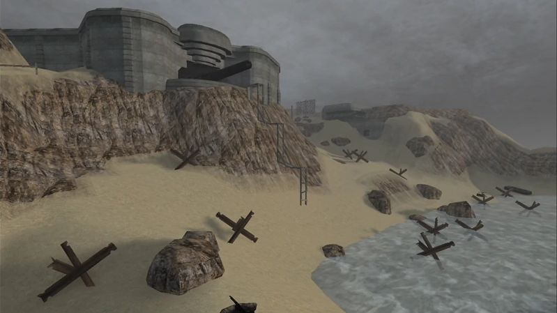 Seawall Battery, the game's best map (Screenshot: Splash Damage)