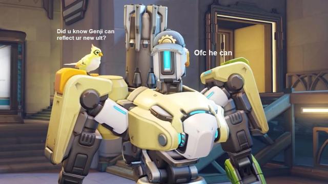 Genji Can Deflect Bastion’s New Ultimate In Overwatch 2 Because OFC He Can