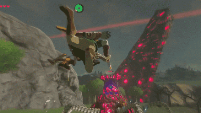 Zelda Player Kills Guardian With Anime-Arse Swordplay