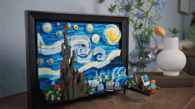 LEGO’s ‘The Starry Night’ Brings Van Gogh’s Most Famous Painting Into The Third Dimension