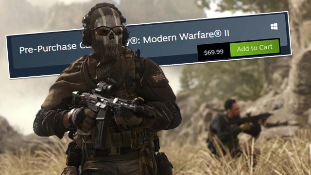 Call of Duty Returns To Steam At The Premium Price Of $110