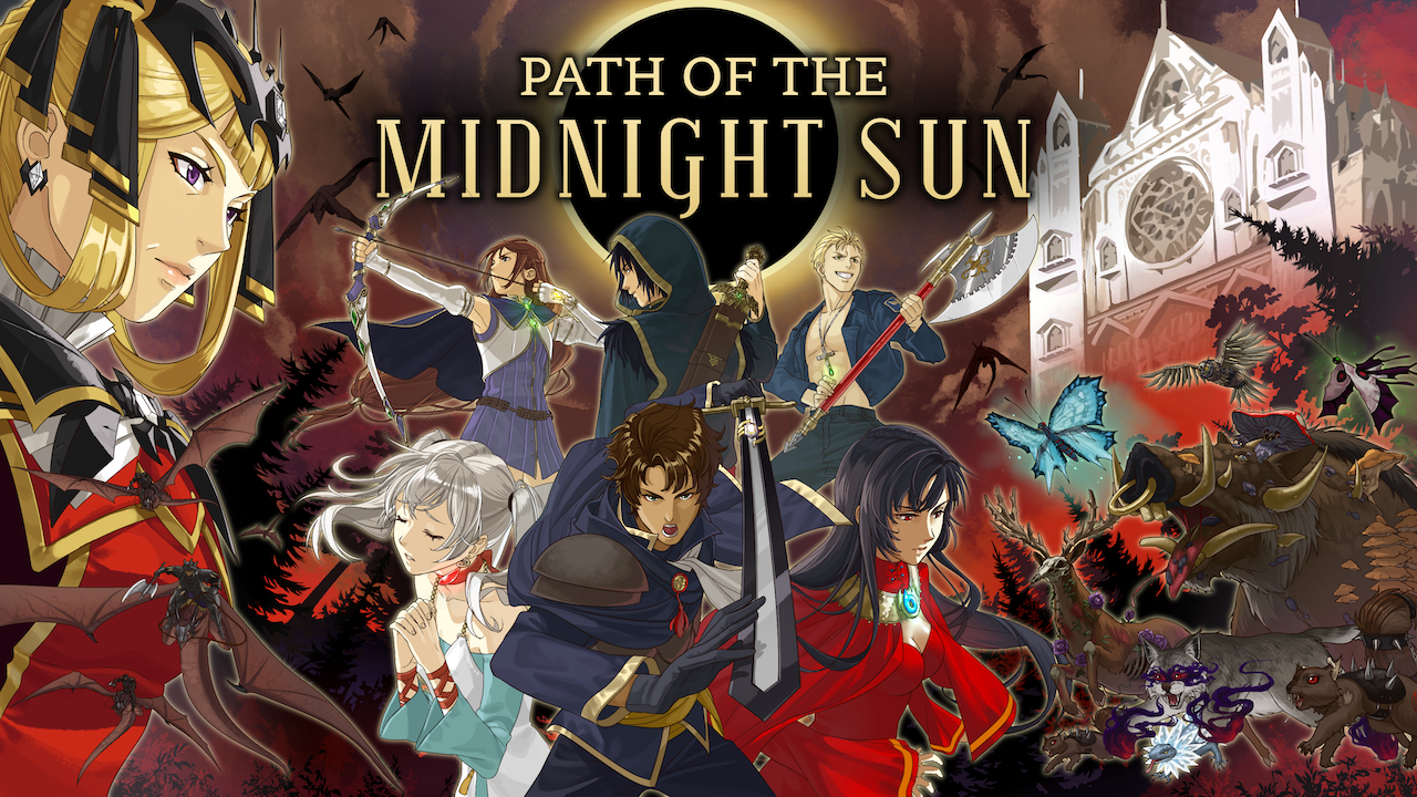 path of the midnight sun