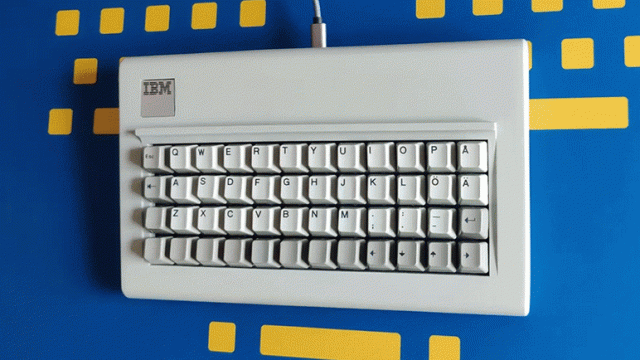 This Custom-Built Miniature IBM Model F Keyboard Is An Absolute Work Of Tech Art