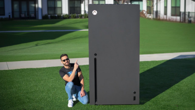 Dude Builds An Xbox Series X That’s Over Six-Foot Tall