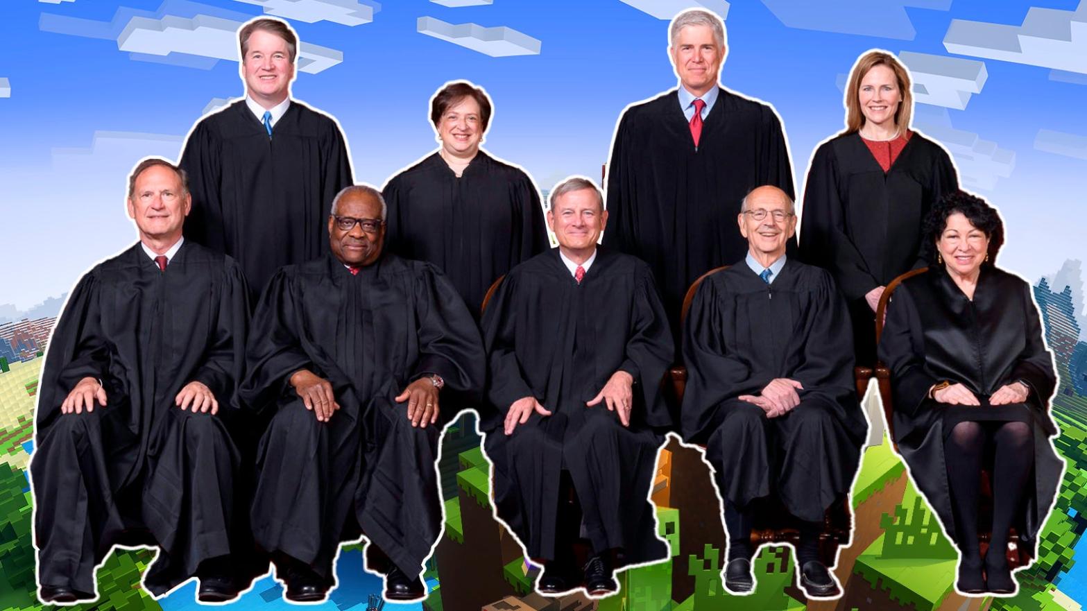Image: Fred Schilling / Collection of the Supreme Court of the United States / Mojang / Kotaku