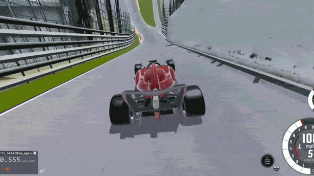 Spa-Francorchamps Scaled Five Times Larger Is the Stuff of Nightmares