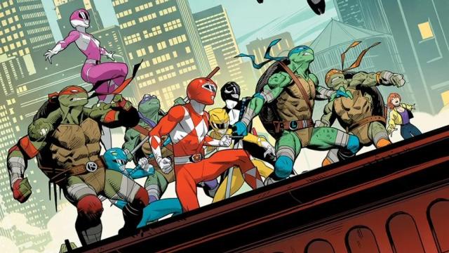 Power Rangers Are Getting “Recharged,” Teaming Up With The Ninja Turtles Again