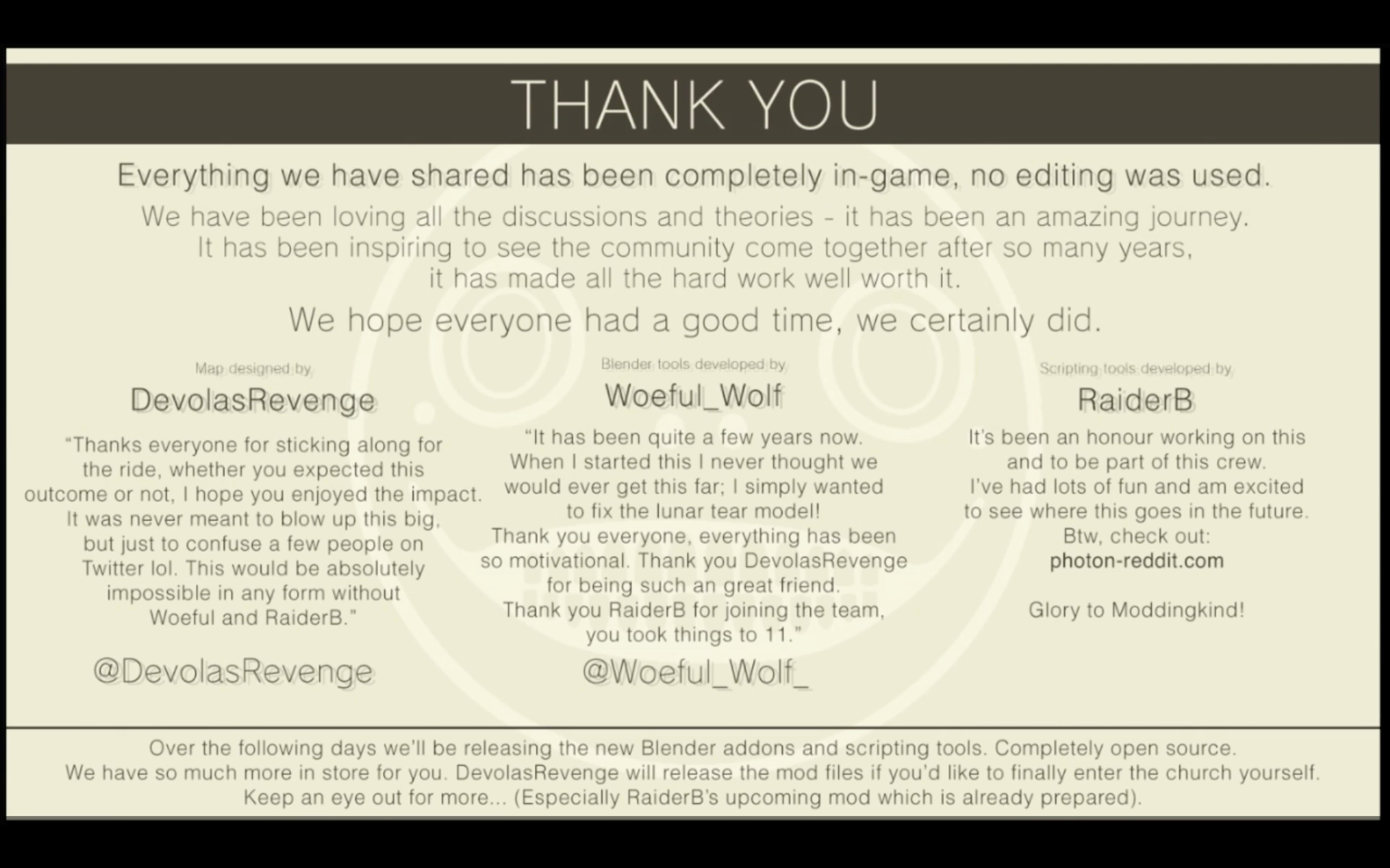 The team's statement. (Image: DevolasRevenge / Woeful_Wolf_ / RaiderB)