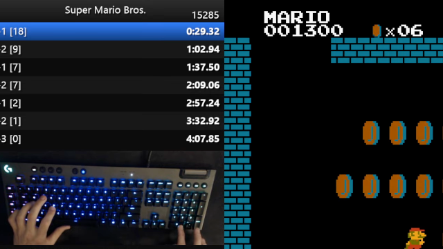 Super Mario Bros. World Record Now Just A Half-Second Short Of A Perfect Run
