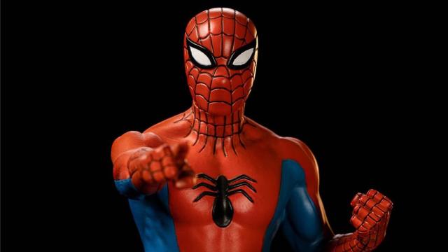 This Spider-Man Meme Statue Points Accusingly At Whatever You Want