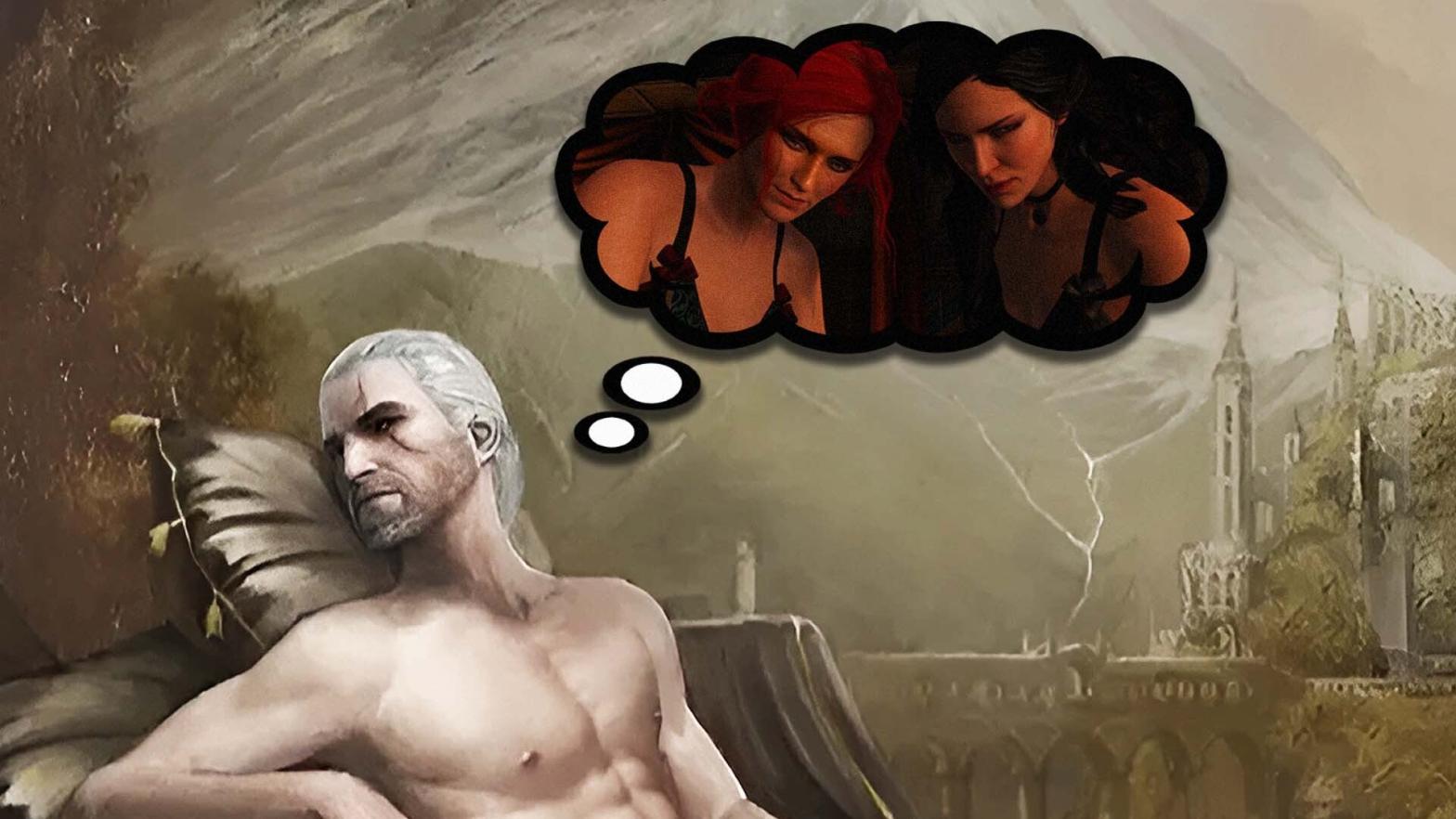 What a funny story, Gerry. Haha. Anyway, how's your sex life? (Image: CD PROJEKT RED / Kotaku)