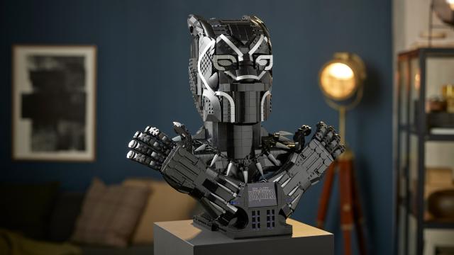 Lego’s New 2,900+ Piece Life-Sized Black Panther Bust Is A Fitting Chadwick Boseman Tribute