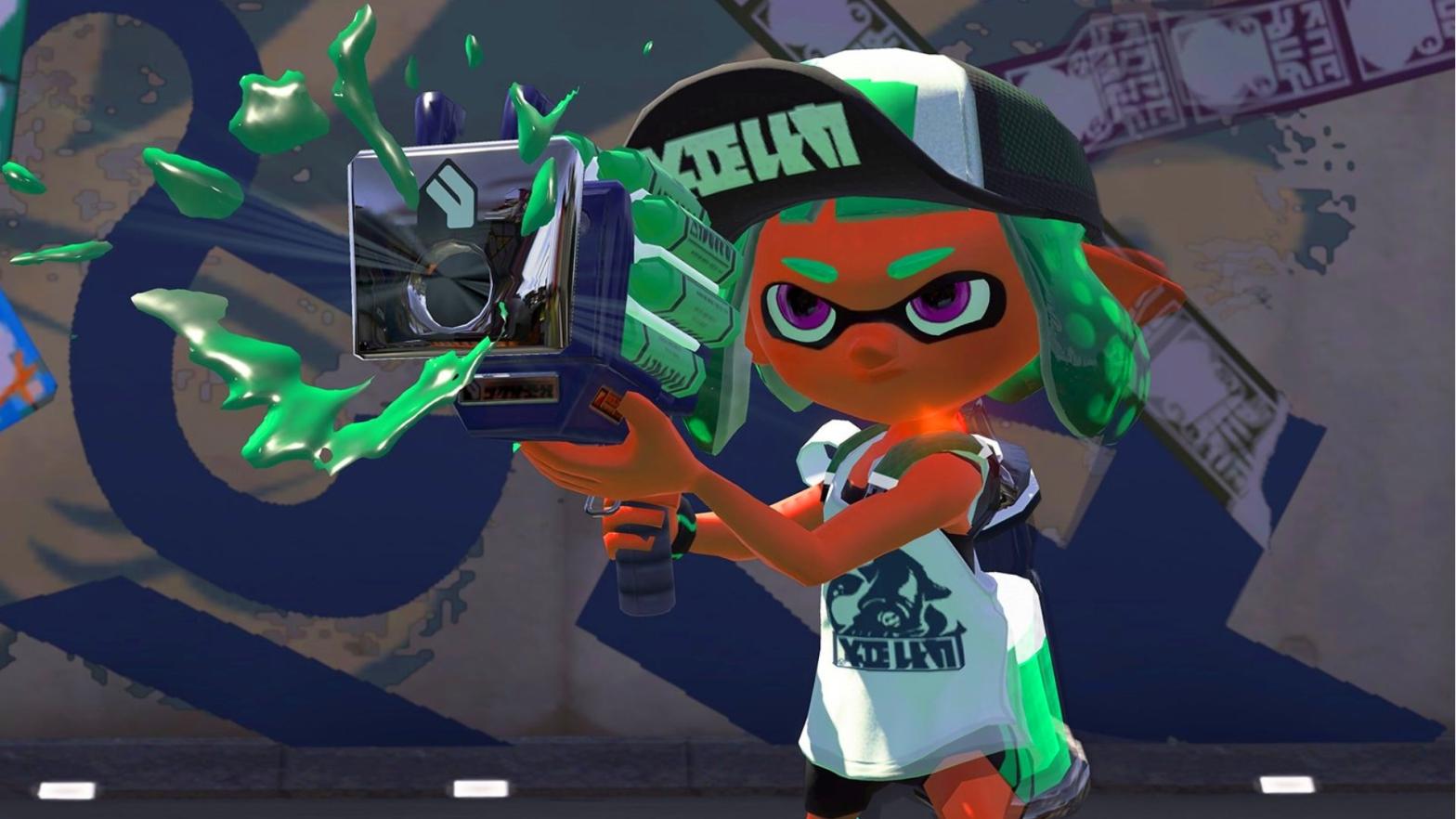Oh great, here's this jerk using the gun. (Image: Nintendo / Kotaku)