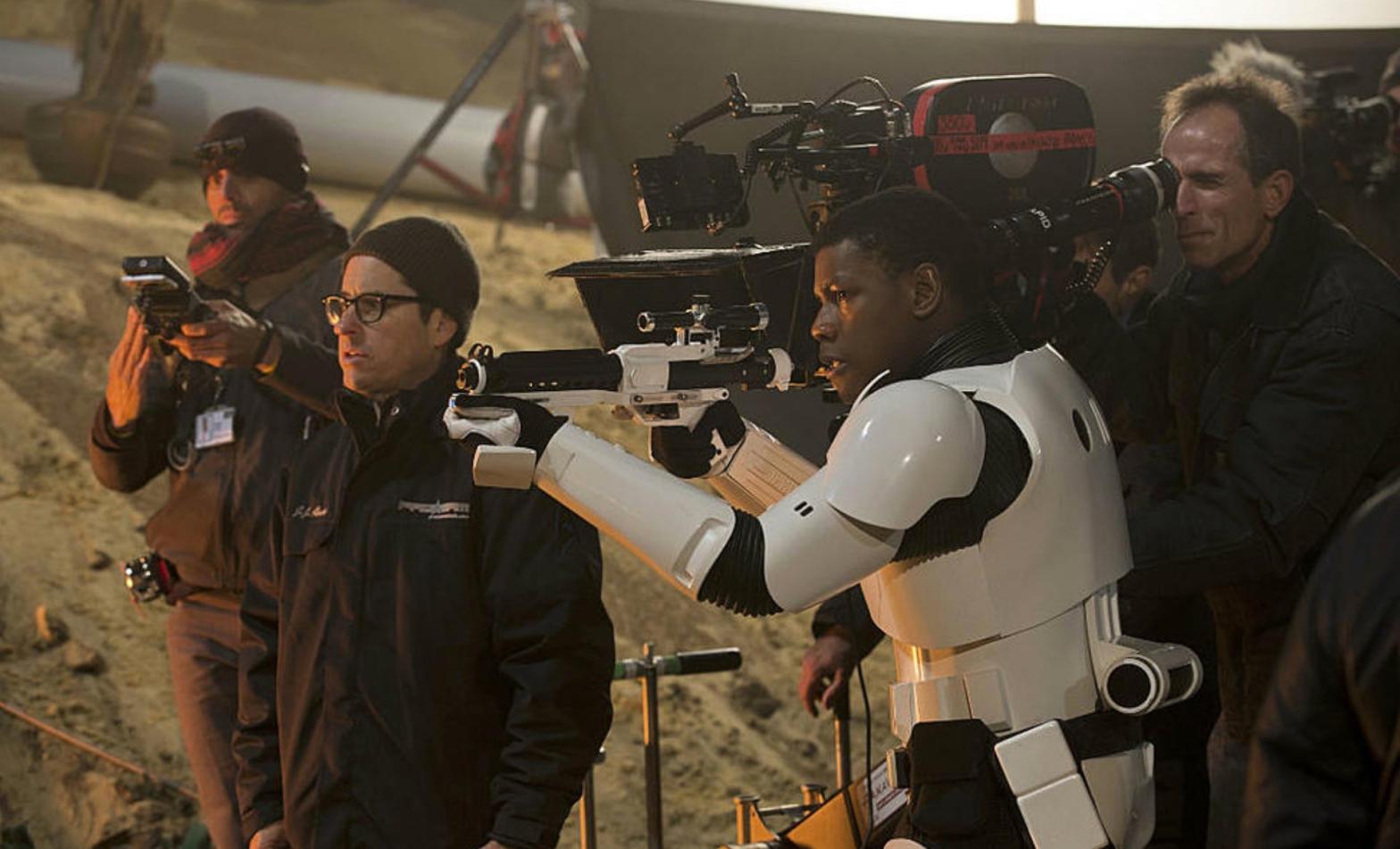 J.J. Abrams directing Star Wars: The Force Awakens. (Image: Lucasfilm)