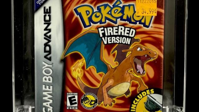 A Mint Copy Of Pokémon Fire Red For GBA Has Sold For $4761