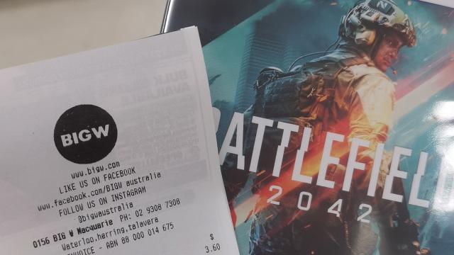 Guy Buys PS5 Copy Of Battlefield 2042 From Big W For $3.60