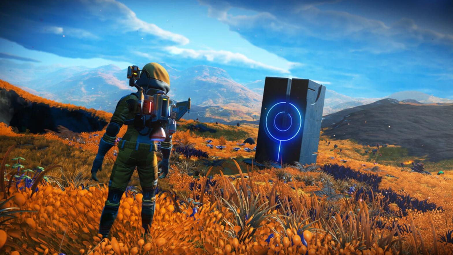 You no longer have to suffer survival and crafting tasks to enjoy the sights of this vast galaxy. (Image: Hello Games)