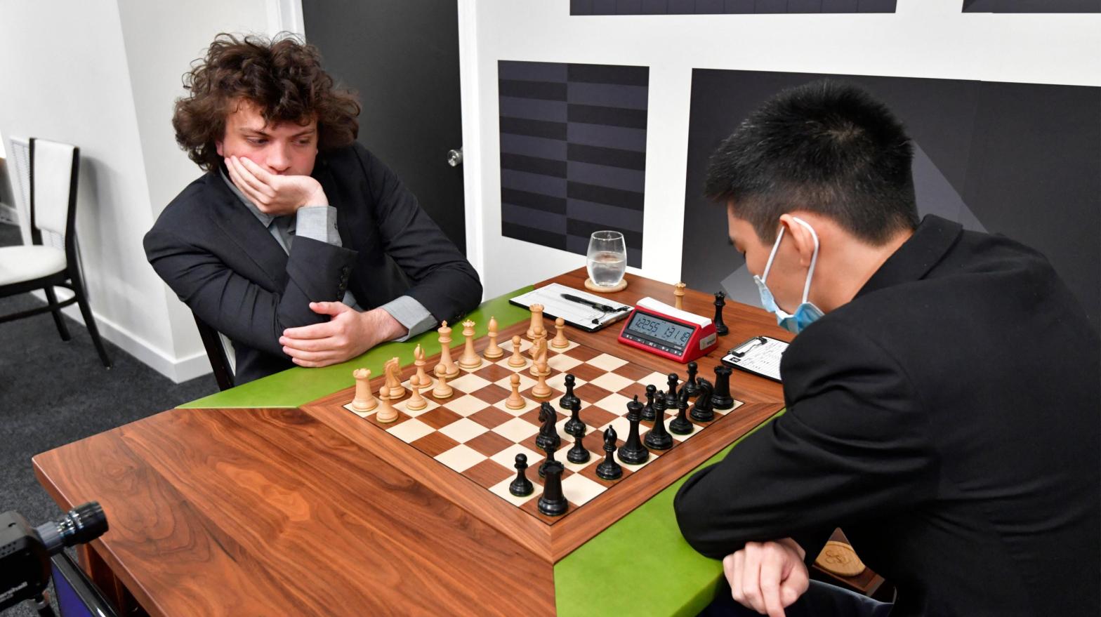 Hans Niemann has been accused of cheating at chess, but there has been little proof offered to how he might be cheating at over-the-table chess compared to past accusations of cheating at online chess. (Photo: TIM VIZER/AFP, Getty Images)