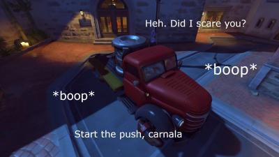 Overwatch 2’s Latest Exploit Involves Sombra Hiding In The Cart